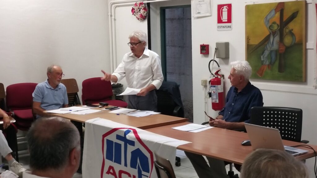 Un momento dell'Assemblea dei soci del circolo ACLI, 8 settembre 2024